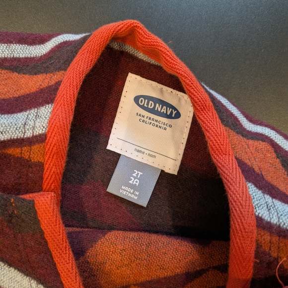 Old Navy Southwest Western Boho Cabincore Style Poncho NWOT - Picture 3 of 3